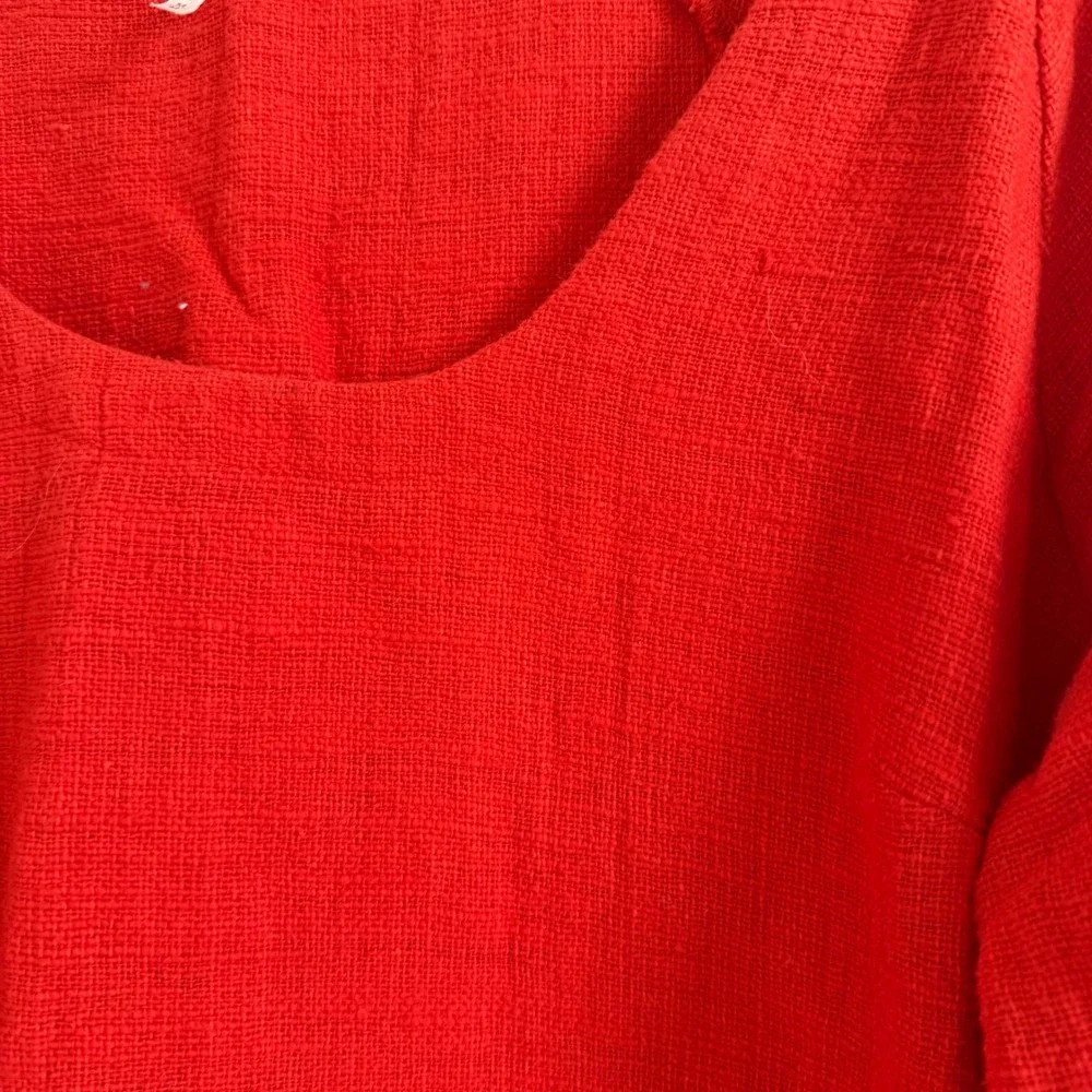 Free People Casey Tunic in Tangerine Size Medium